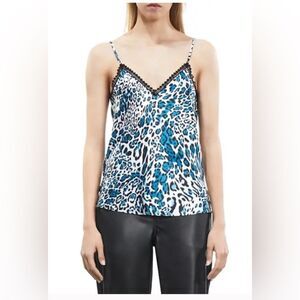 THE KOOPLES Leopard Print Camisole